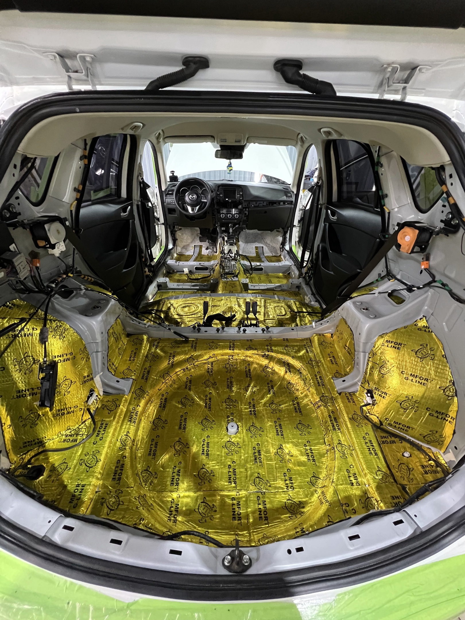 Этапы проведения работ для Mazda CX-5